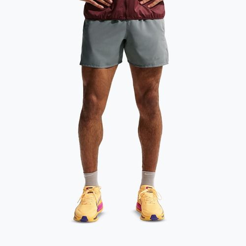 Spodenki męskie Nike Miler Dri-Fit Brief Lined 5" smoke grey/smoke grey