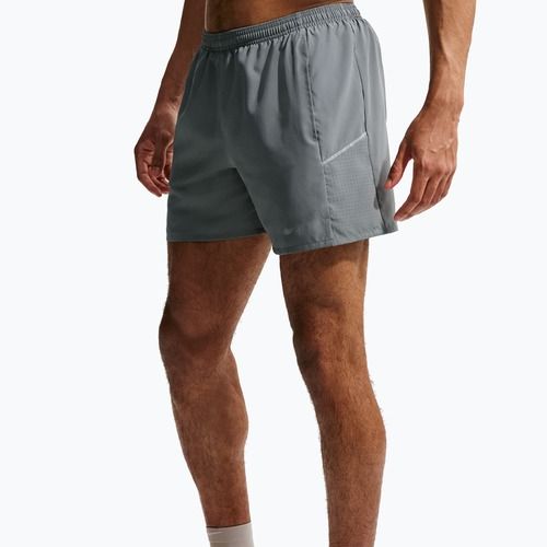 Spodenki męskie Nike Miler Dri-Fit Brief Lined 5" smoke grey/smoke grey