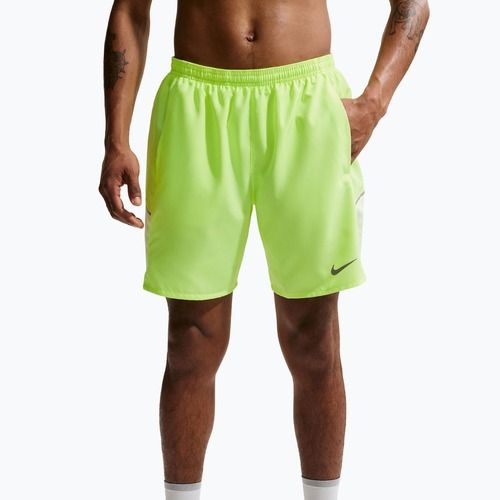 Spodenki do biegania męskie Nike Miler Dri-Fit Brief Lined7" volt ice/barely volt
