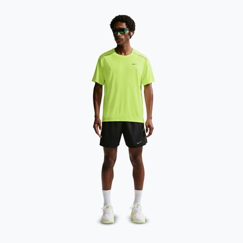 Koszulka do biegania męska Nike Miler Dri-Fit UV  volt ice