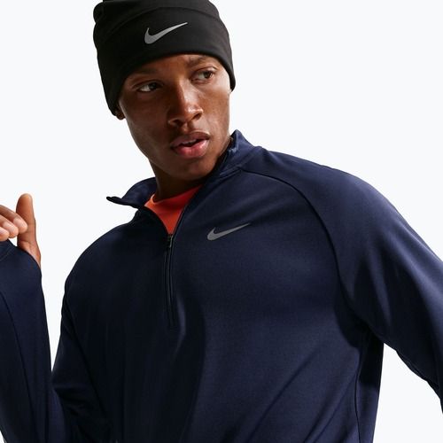 Bluza do biegania męska Nike Miler Dri-Fit UV 1/2 Zip midnight navy