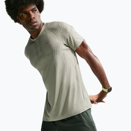 Koszulka do biegania męska Nike Stride Dri-Fit ADV spruce fog/light army