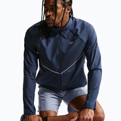 Kurtka do biegania męska Nike Miler Repel UV midnight navy
