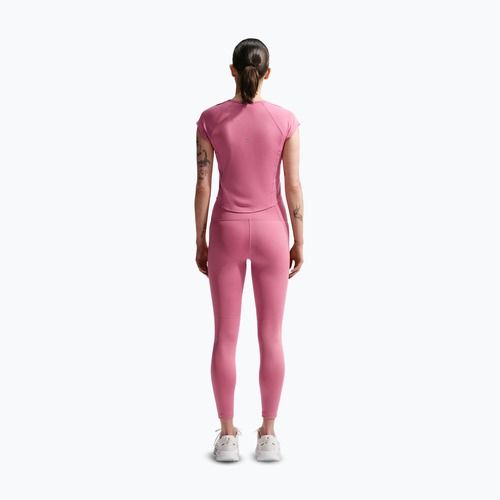 Koszulka do biegania damska Nike Swoosh Run Dri-Fit peony/photon dust/white