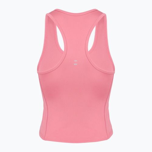 Koszulka do biegania damska Nike Swoosh Run Dri-Fit peony/photon dust/white
