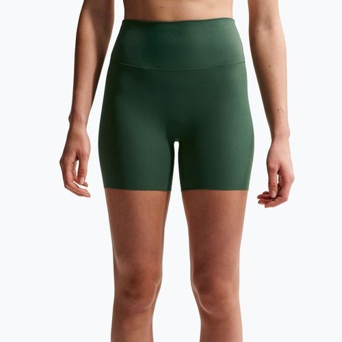 Spodenki damskie Nike Zenvy High Waisted Biker 5" fir/white