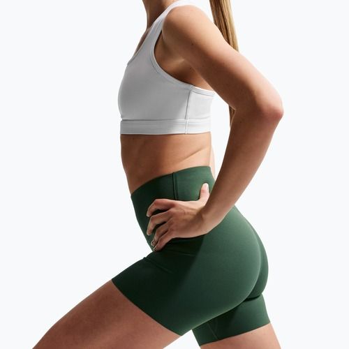 Spodenki damskie Nike Zenvy High Waisted Biker 5" fir/white