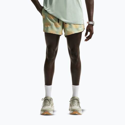 Spodenki do biegania męskie Nike Stride Dri-Fit Brief Lined 5" jade horizon