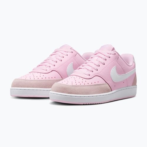 Buty damskie Nike Court Vision Low Suede pink foam/white