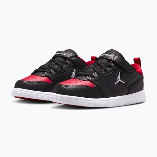 Buty dziecięce Nike Jordan Court Connect Low black/gym red/white