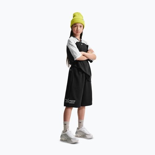 Spodenki dziecięce Nike Sportswear French Terry black/white