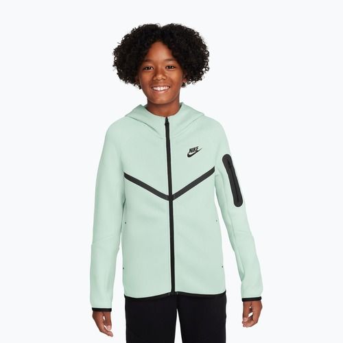 Bluza dziecięca Nike Sportswear Tech Fleece Full Zip barely green/black/black