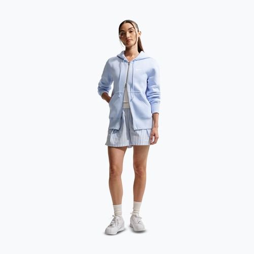 Bluza damska Nike Sportswear Phoenix Fleece Full Zip hydrogen blue/sail