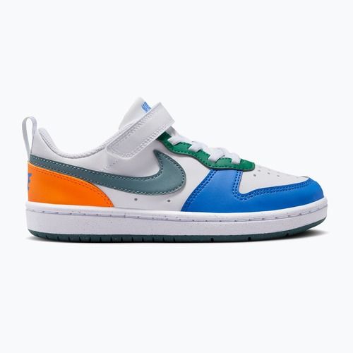 Buty dziecięce Nike Court Borough Low Recraft white/malachite/mineral slate