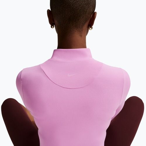 Bluza treningowa damska Nike Zenvy Dri-Fit Full Zip light magenta/white