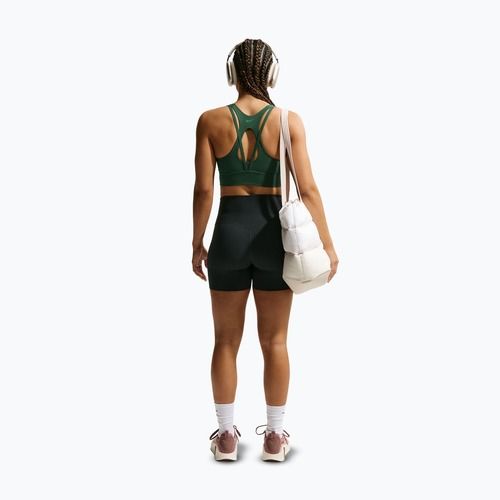 Biustonosz treningowy Nike Zenvy Light Support Longline fir/white