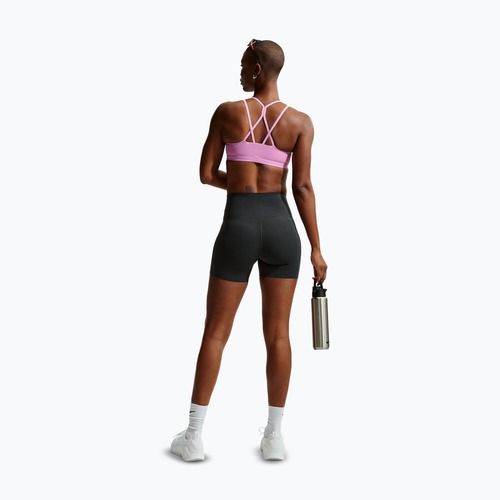 Biustonosz treningowy Nike Zenvy Strappy Light-Support light magenta/white