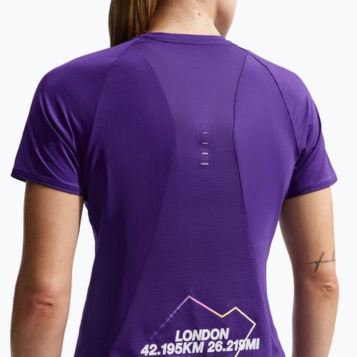 Koszulka do biegania damska Nike Swift London Dri-Fit court purple