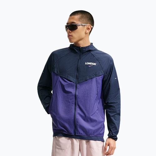 Kurtka do biegania męska Nike Stride Dri-Fit ADV midnight navy/court purple