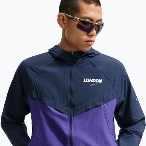 Kurtka do biegania męska Nike Stride Dri-Fit ADV midnight navy/court purple