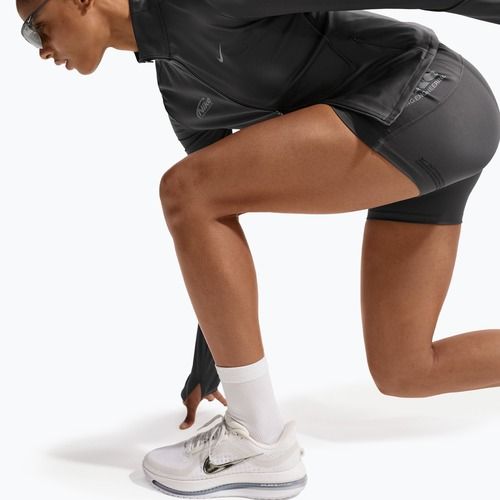 Bluza do biegania damska Nike Swift Dri-Fit Full Zip Mid-Layer medium ash