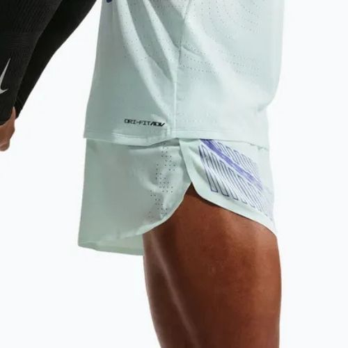 Spodenki do biegania męskie Nike AeroSwift Dri-Fit ADV Brief-Lined 2" barely green/lapis