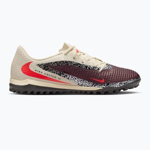 Buty piłkarskie męskie Nike United Phantom 6 Low Academy TF burgundy crush/fossil/university red