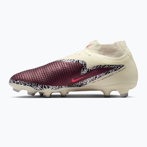 Buty piłkarskie męskie Nike United Phantom 6 High Academy MG burgundy crush/fossil/university red