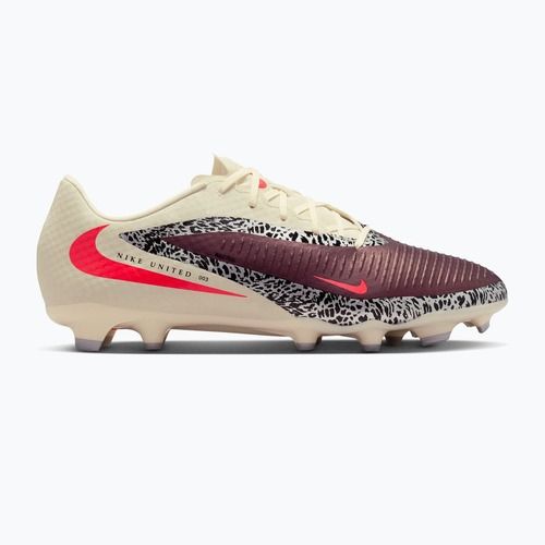 Buty piłkarskie męskie Nike United Phantom 6 Low Academy MG burgundy crush/fossil/university red