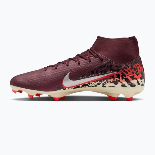 Buty piłkarskie męskie Nike United Mercurial Superfly 10 Academy MG burgundy crush/metallic silver