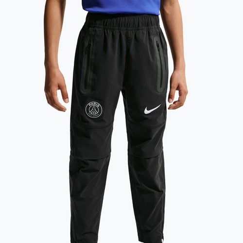 Spodnie piłkarskie dziecięce Nike Paris Saint-Germain Tech Tech Woven black/white
