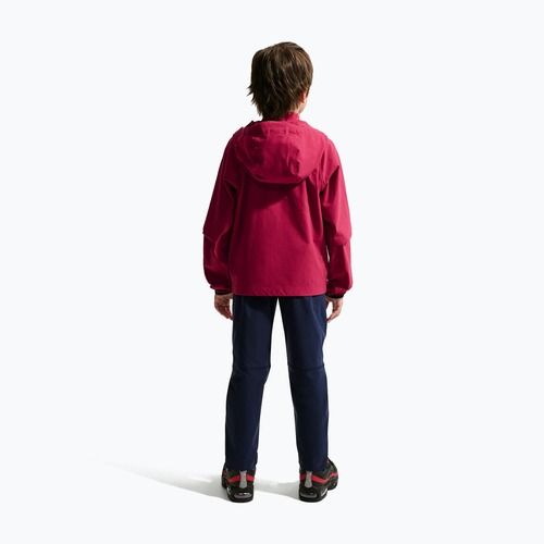 Kurtka piłkarska dziecięca Nike FC Barcelona Tech Full Zip noble red/black/mineral yellow