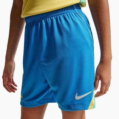 Spodenki piłkarskie dziecięce Nike Brazil 2026 Stadium Home Soccer Replica light photo blue/light menta/white