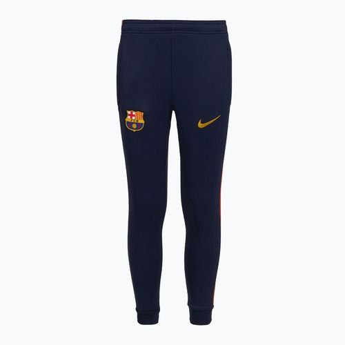 Dres piłkarski dziecięcy Nike FC Barcelona Strike Dri-Fit Soccer Knit noble red/blackened blue
