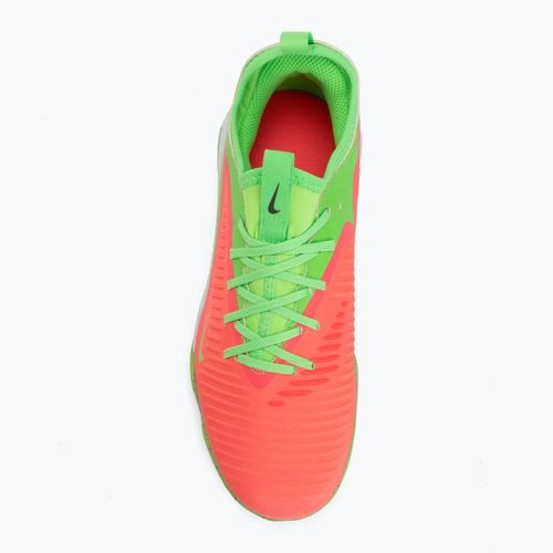 Buty piłkarskie dziecięce Nike Jr. Phantom 6 Low Academy Erling Haaland TF hot punch/green strike/black