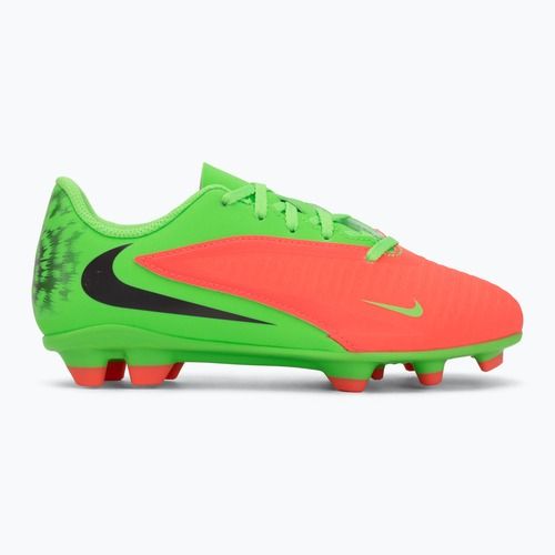 Buty piłkarskie dziecięce Nike Jr. Phantom 6 Club Erling Haaland MG hot punch/green strike/black