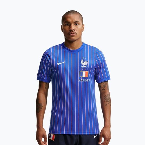 Koszulka piłkarska męska Nike FFF Academy Pro Pre-Match game royal/university red/white