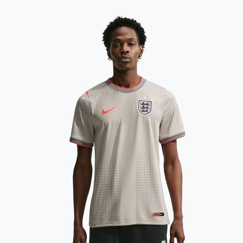 Koszulka piłkarska męska Nike England Academy Pro Pre-Match pewter grey/bright crimson