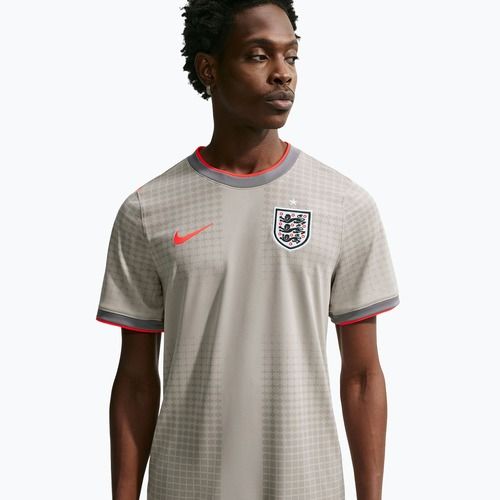 Koszulka piłkarska męska Nike England Academy Pro Pre-Match pewter grey/bright crimson