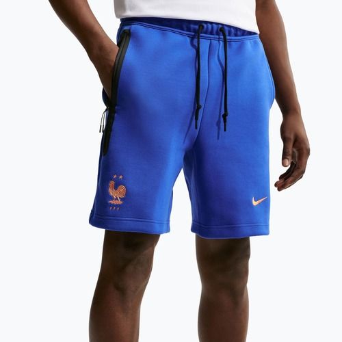 Spodenki piłkarskie męskie Nike FFF Tech Fleece game royal/metallic copper