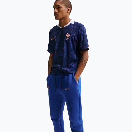 Spodnie piłkarskie męskie Nike FFF Tech Fleece Joggers game royal/metallic copper