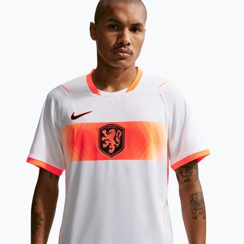 Koszulka piłkarska męska Nike Netherlands 2026 Stadium Away white/hyper crimson/black