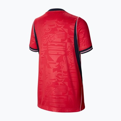 Koszulka piłkarska dziecięca Nike Anglia 2026 Stadium Away speed red/obsidian/white/obsidian