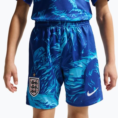 Spodenki piłkarskie dziecięce Nike England 2026/27 Stadium Goalkeeper astronomy blue/black/white