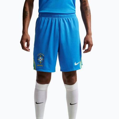 Spodenki piłkarkie męskie Nike Brazil 2026 Stadium Home lt photo blue/light menta/white
