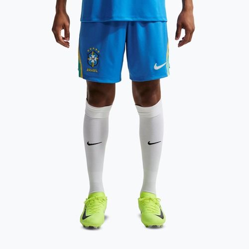 Spodenki piłkarkie męskie Nike Brazil 2026 Stadium Home lt photo blue/light menta/white