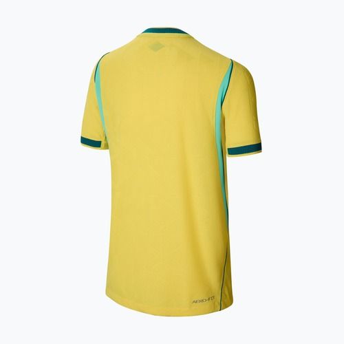 Koszulka piłkarska dziecięca Nike Brazil 2026/27 Match Home canary/light menta/geode teal