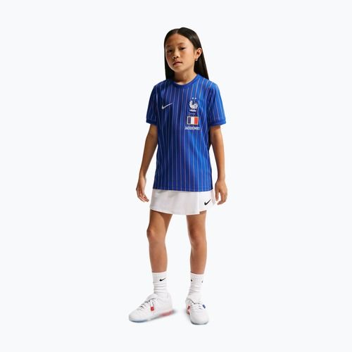 Koszulka piłkarska dziecięca Nike Francja Pre-Match game royal/university red/white