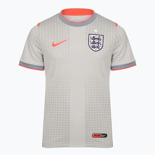 Koszulka piłkarska dziecięca Nike Anglia Pre-Match pewter grey/bright crimson