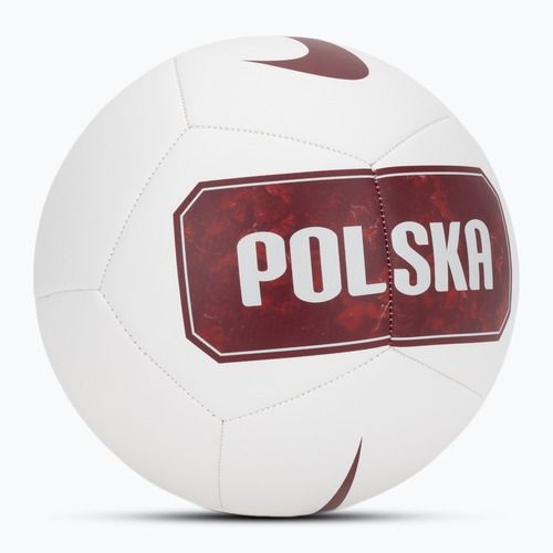 Piłka do piłki nożnej Nike Pitch Poland white rozmiar 5